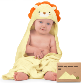 Lion Cuddle Baby Hooded Towel  35" Square