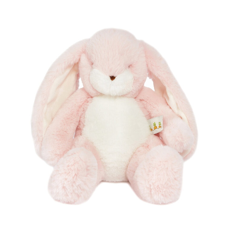 Baby Gift Set: Wings Pink Grey Stripes Playset 6m, Pink Bunny 12"