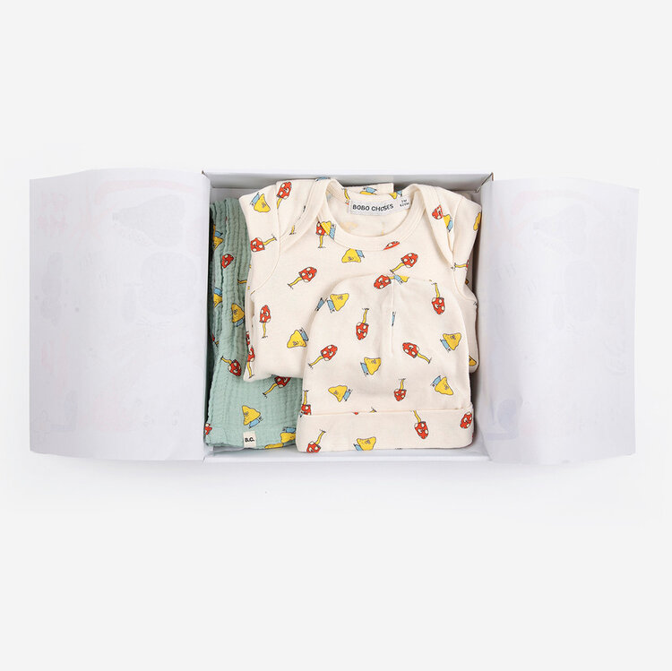 Bobo Choses Mush Monster Gift Set Off White