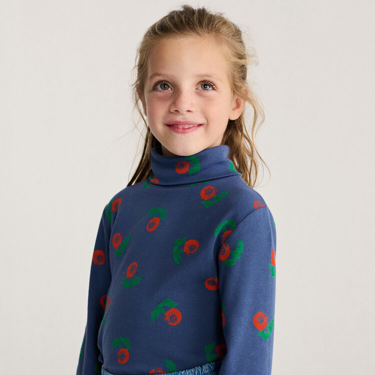 Bobo Choses Stamp Bloom Turtle Neck