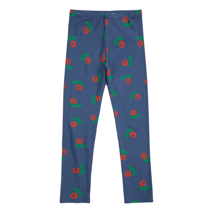 Bobo Choses Stamp Bloom Leggings Navy AOP