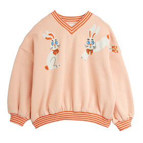 Mini Rodini Rabbits Pink Sweatshirt