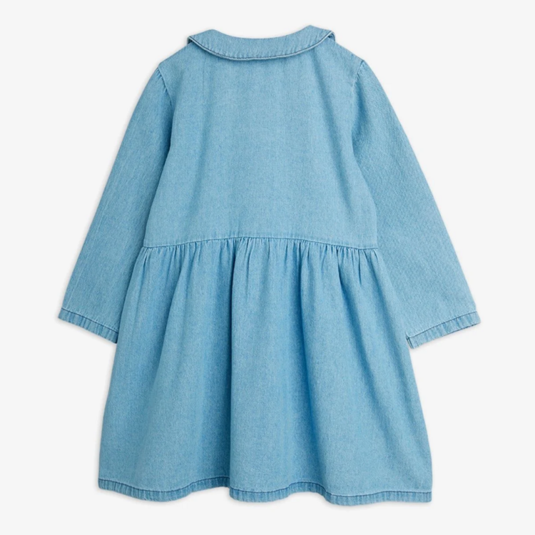 Mini Rodini LW Denim Rabbit Woven Dress