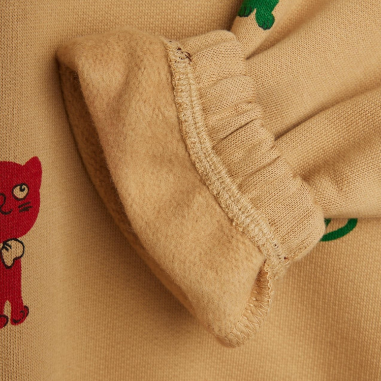 Mini Rodini Kittens Stripes Sweatshirt AOP