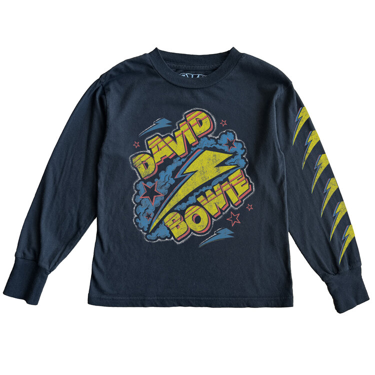 Rowdy Sprout Bowie Bolt and Stars L/S Tee