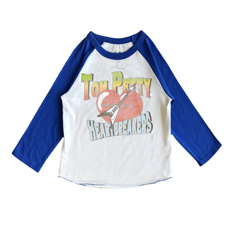 Rowdy Sprout Tom Petty Vintage Logo Raglan Infant