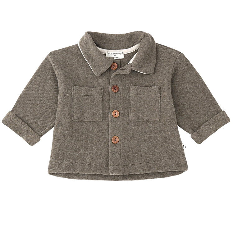 1+ in the family 1+ Trento Overshirt Taupe
