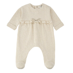 1+ in the family 1+ Cardenac Footed Jumpsuit Ecru