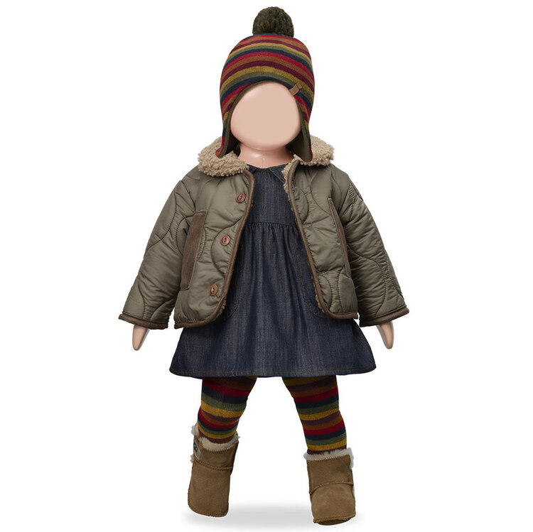 1+ in the family 1+ Emerald Padded Jacket Khaki
