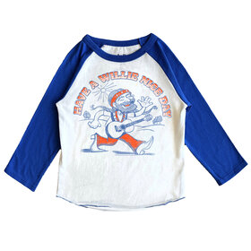 Rowdy Sprout Willie Nelson Cartoon Raglan