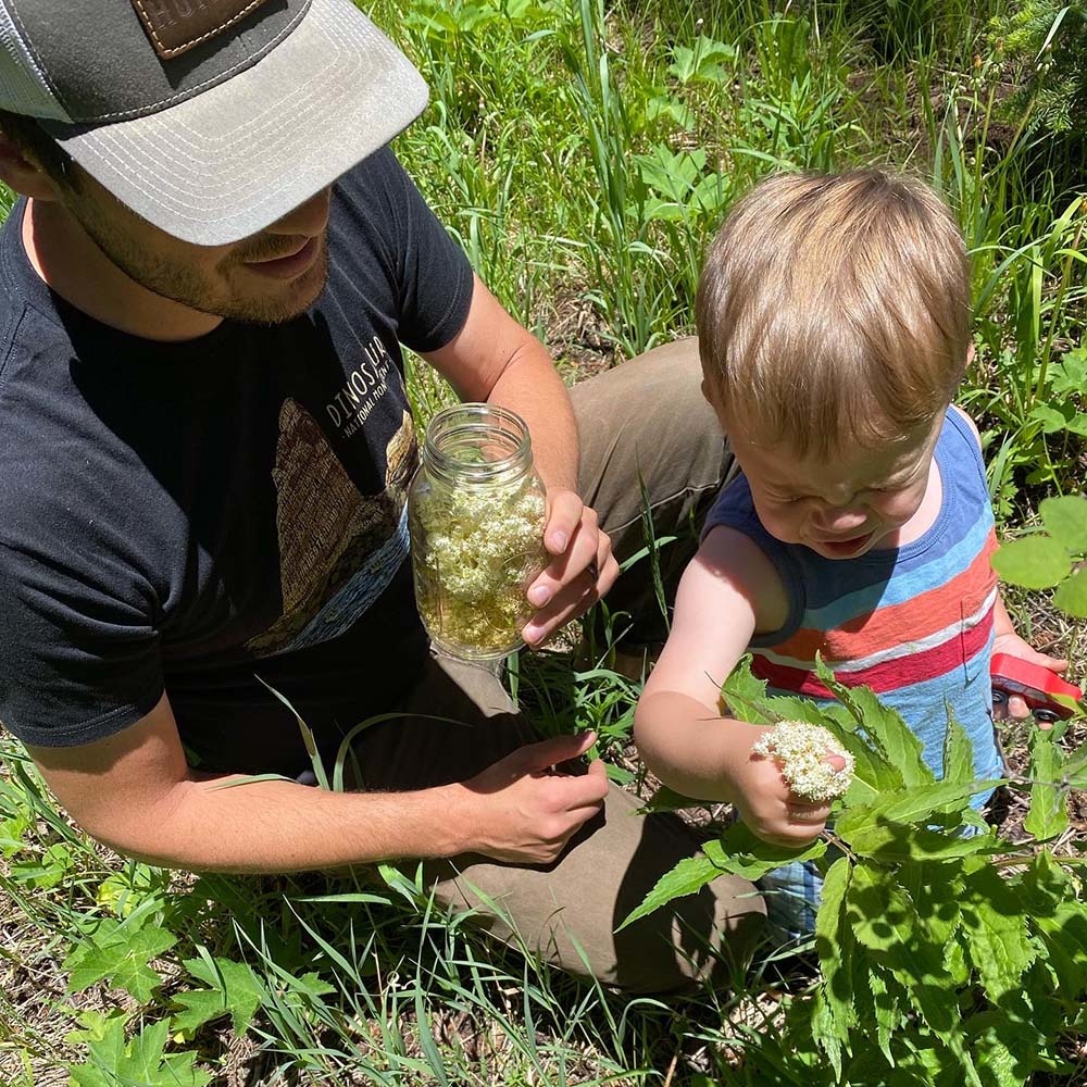 wild crafting with kids