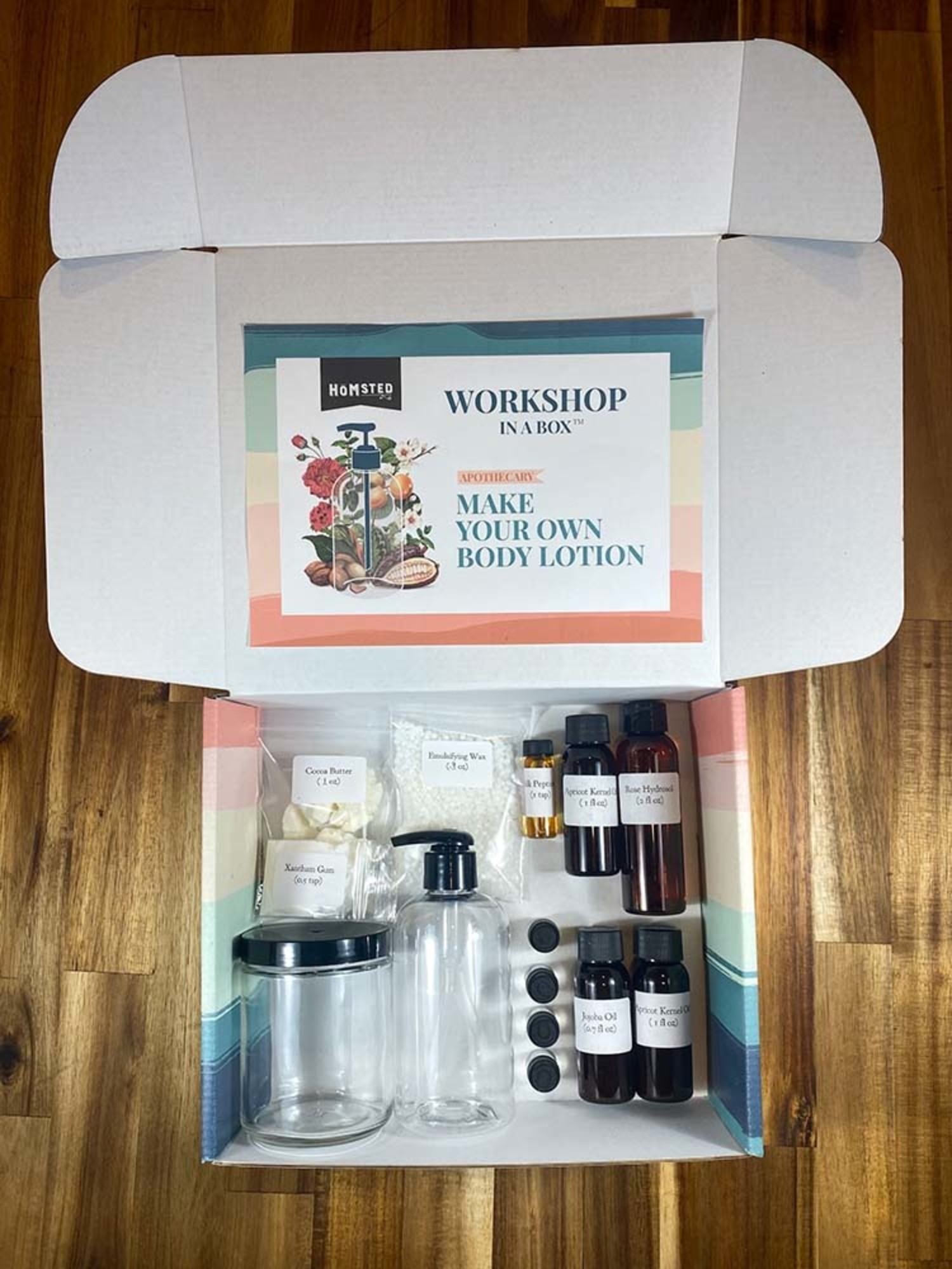 Workshop in a Box: Make Your Own Body Lotion - Homsted