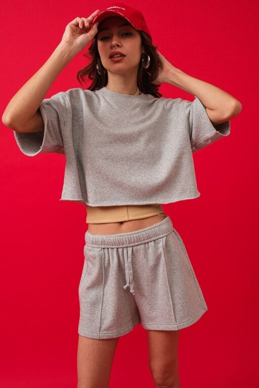 terry crop top