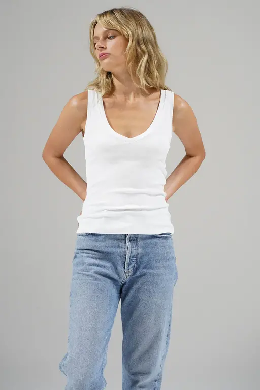 LNA v slim ribbed tank