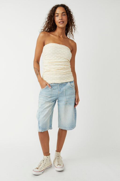 FREE PEOPLE  ona ruched skirt OR top