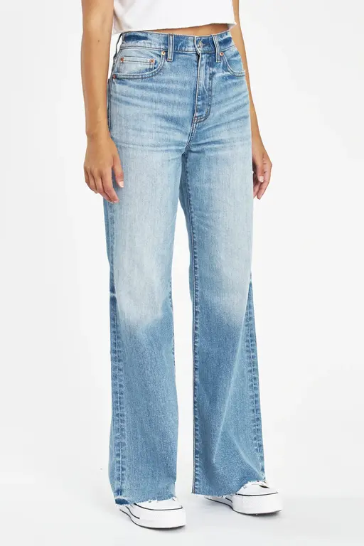 DAZE far out high rise wide leg jeans