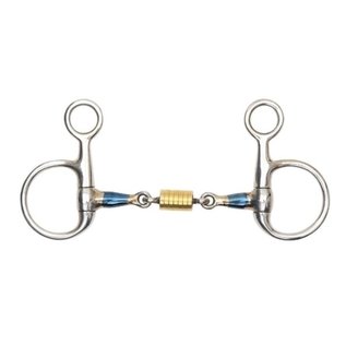 SHIRES SHIRES BLUE SWEET IRON HANGING CHEEK WITH ROLLER 5 1/2