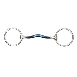 SHIRES SHIRES BLUE SWEET IRON LOOSE RING MULLEN MOUTH BIT