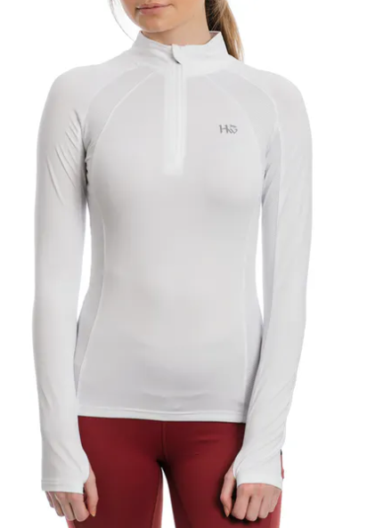 half zip tech top