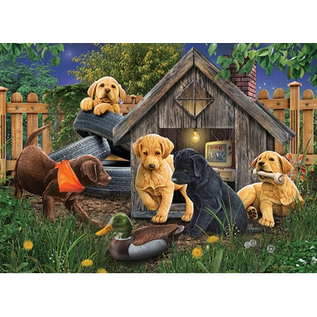 COBBLE HILL 1000 PC PUZZLE IN THE DOGHOUSE