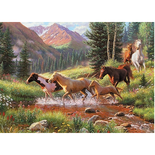 COBBLE HILL 1000 PC PUZZLE MOUNTAIN THUNDER
