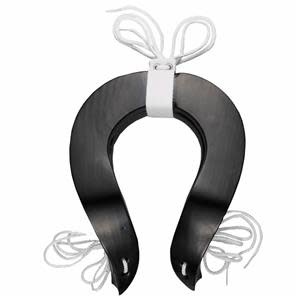 Adams Adams Flat Contour Neck Roll - 1" Thick Contoured Vinyl - Youth