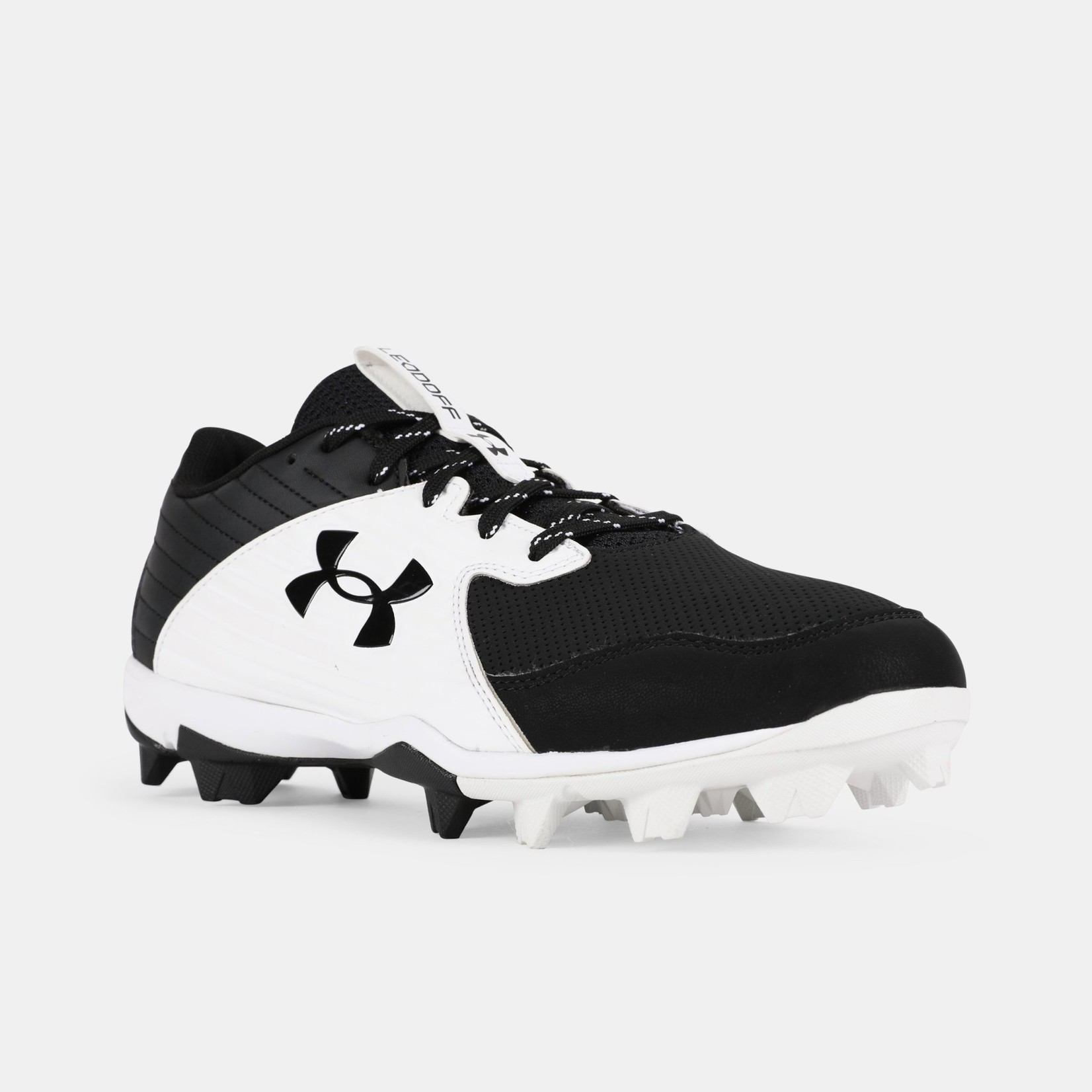 Under Armour UA Leadoff Low RM Mens 7 Blue And Black Baseball Cleats 
