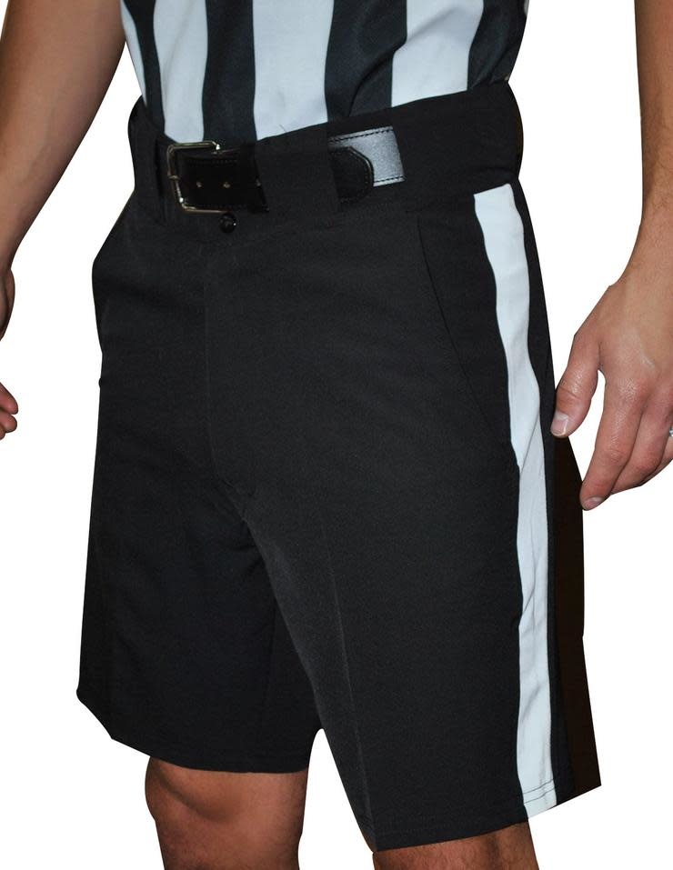 Smitty Smitty Football Officials Shorts Black with White Stripe