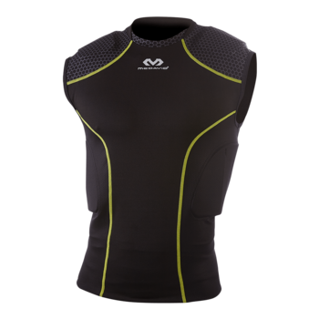 McDavid Rival Intg Shirt Blk/BrtYel Adult