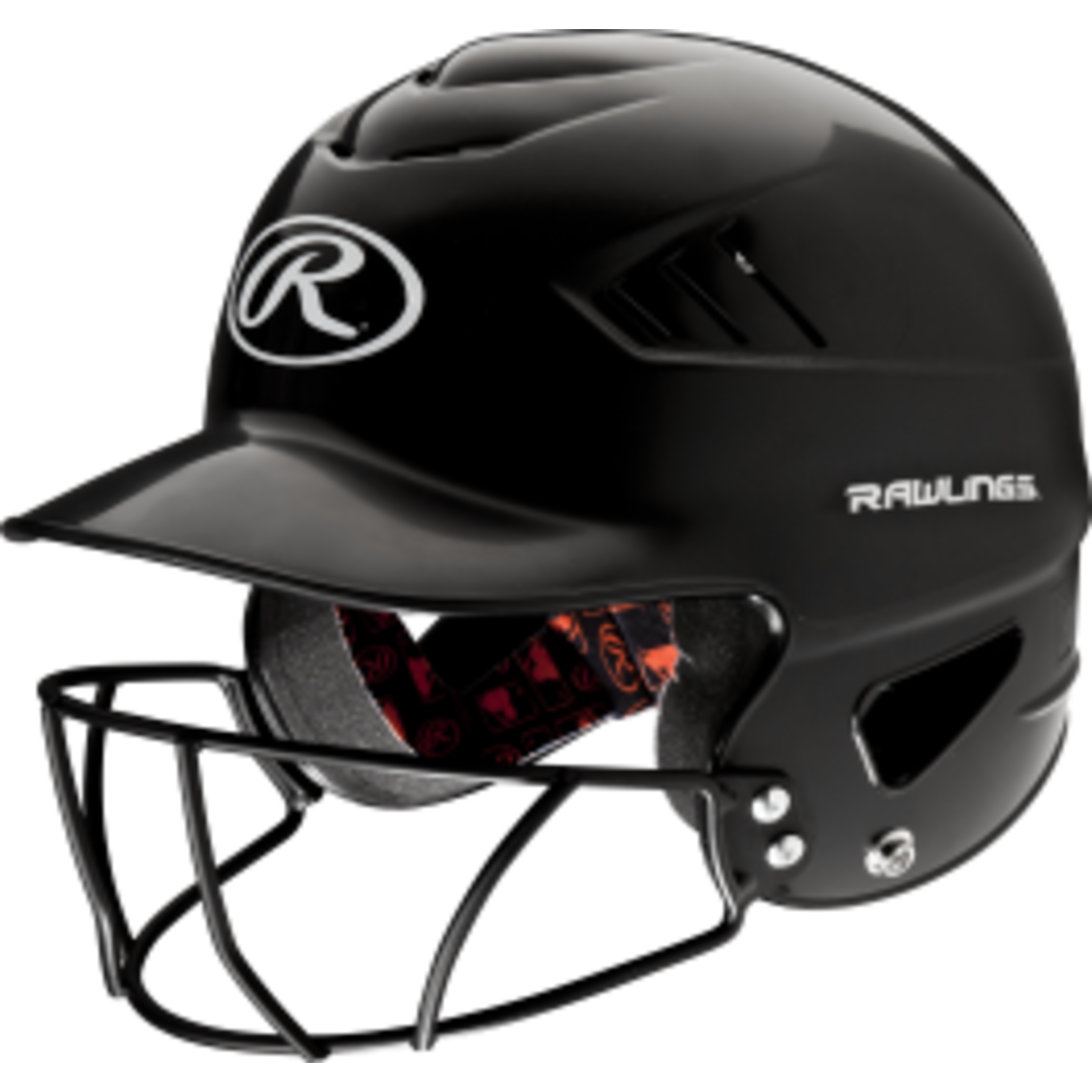 Rawlings Coolflo Batting Helmet with Facemask