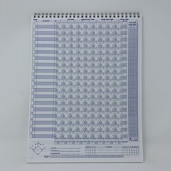 Big Red Baseball Scorebook 18 Space