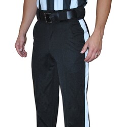 Smitty Smitty Football Officials Cold Weather Pants Black with White Stripe