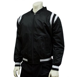 Smitty Smitty Collegiate Style Black Jacket w/ Black & White Side Inserts