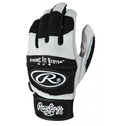 Rawlings Pro Stock Workhorse Youth Batting Gloves Black