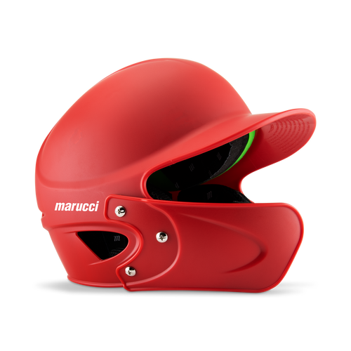 Marucci Jaw Guard Extension RED Right Hand Batter (Helmet Not Included)
