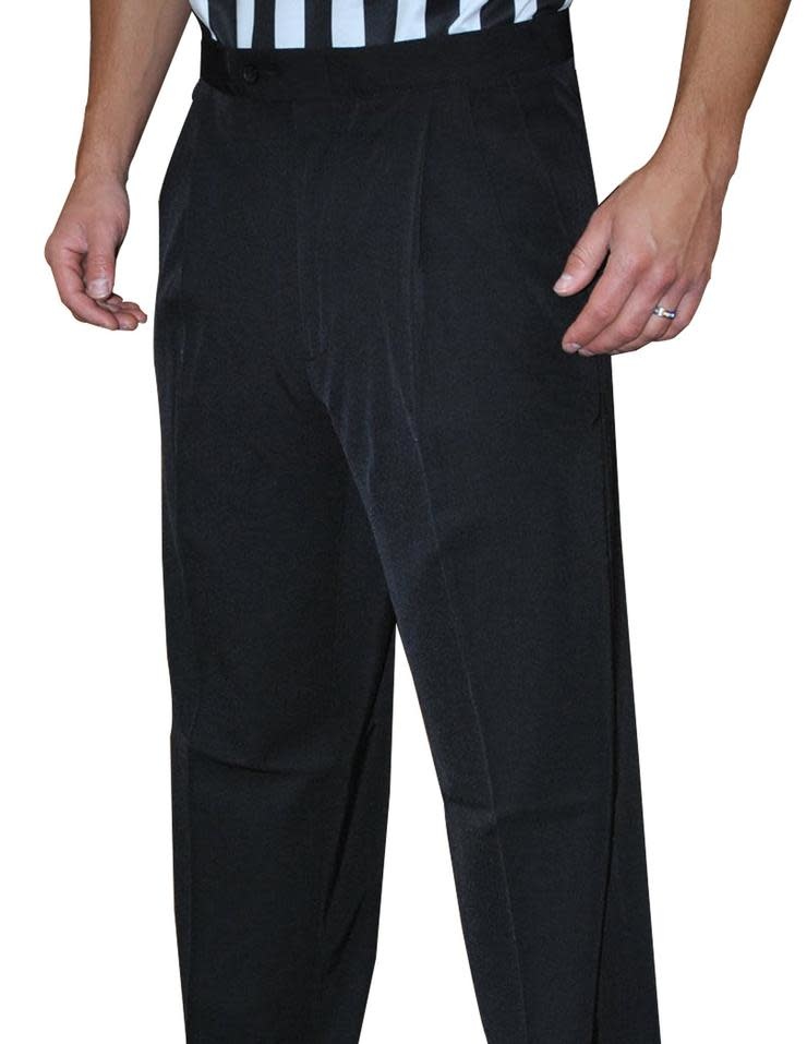 Smitty Smitty Basketball Officials Tapered Pleated Pants w/ No Belt Loops