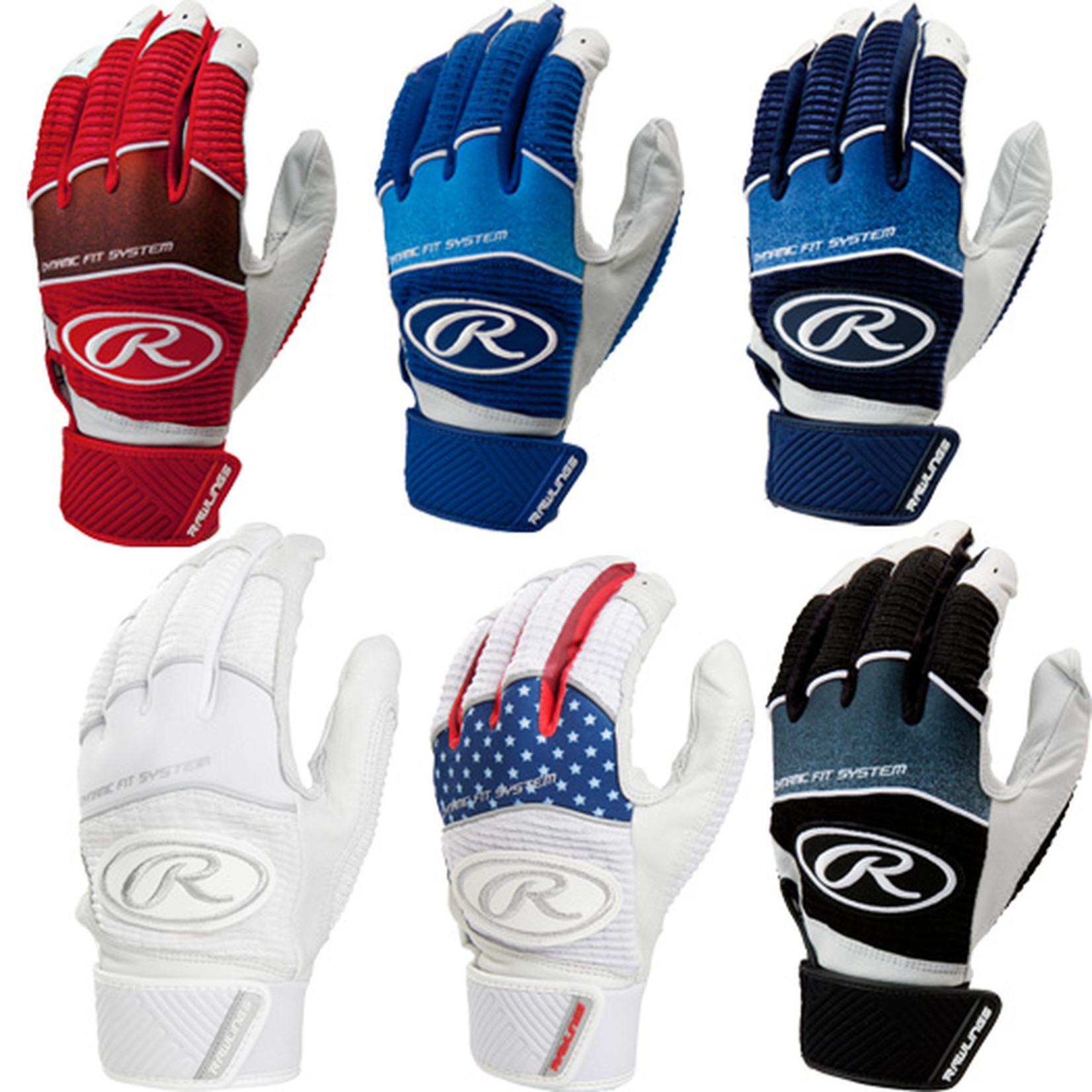 Rawlings Workhorse 950 Series Adult Baseball Batting Gloves