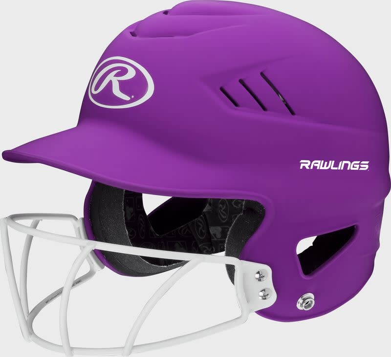 Rawlings Coolflo Batting Helmet with Face Guard