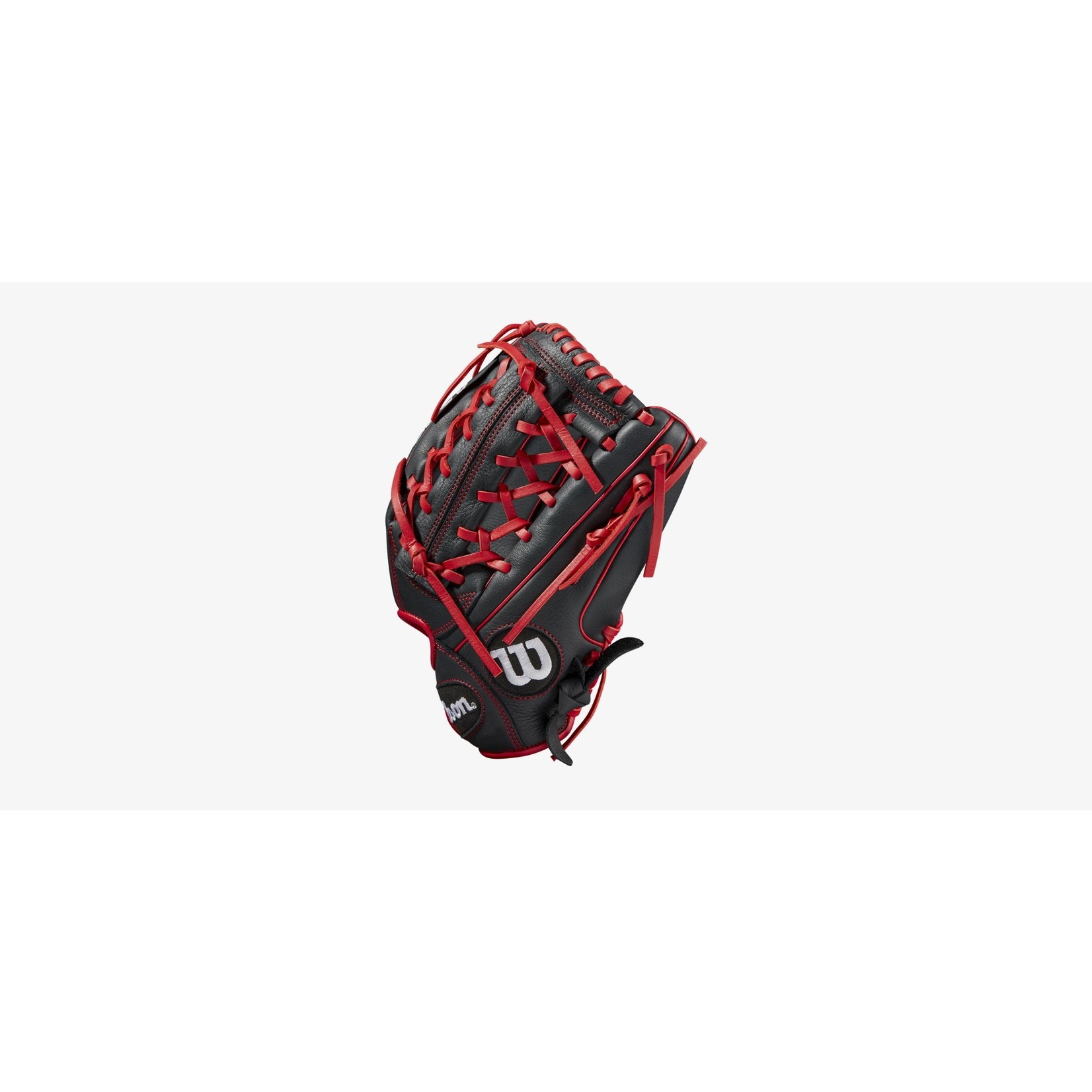 Wilson A700 12 Inch Outfield Glove Black/Red