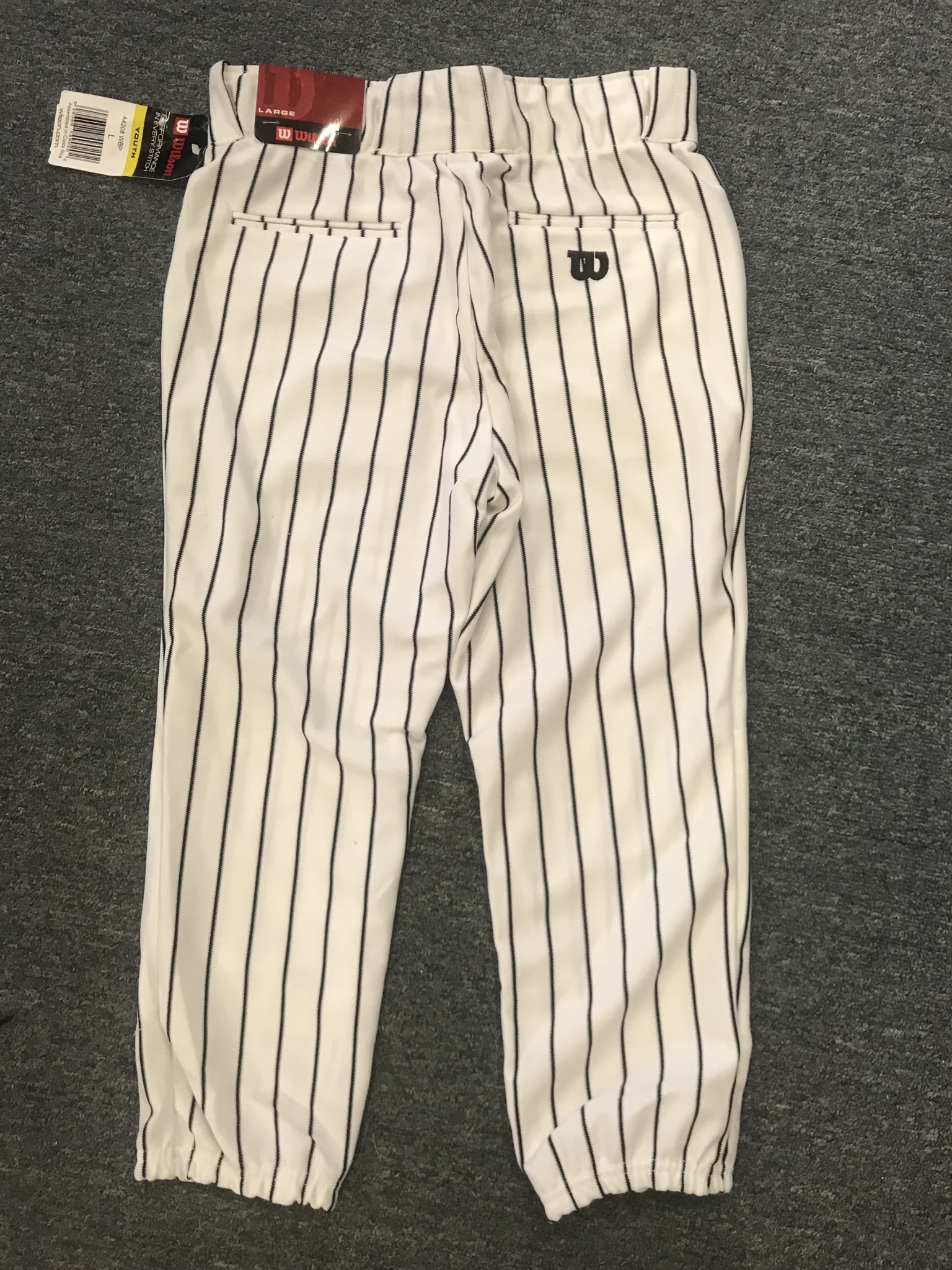 Wilson Wilson Youth Pinstripe Elastic Bottom Pant (CLOSEOUT)