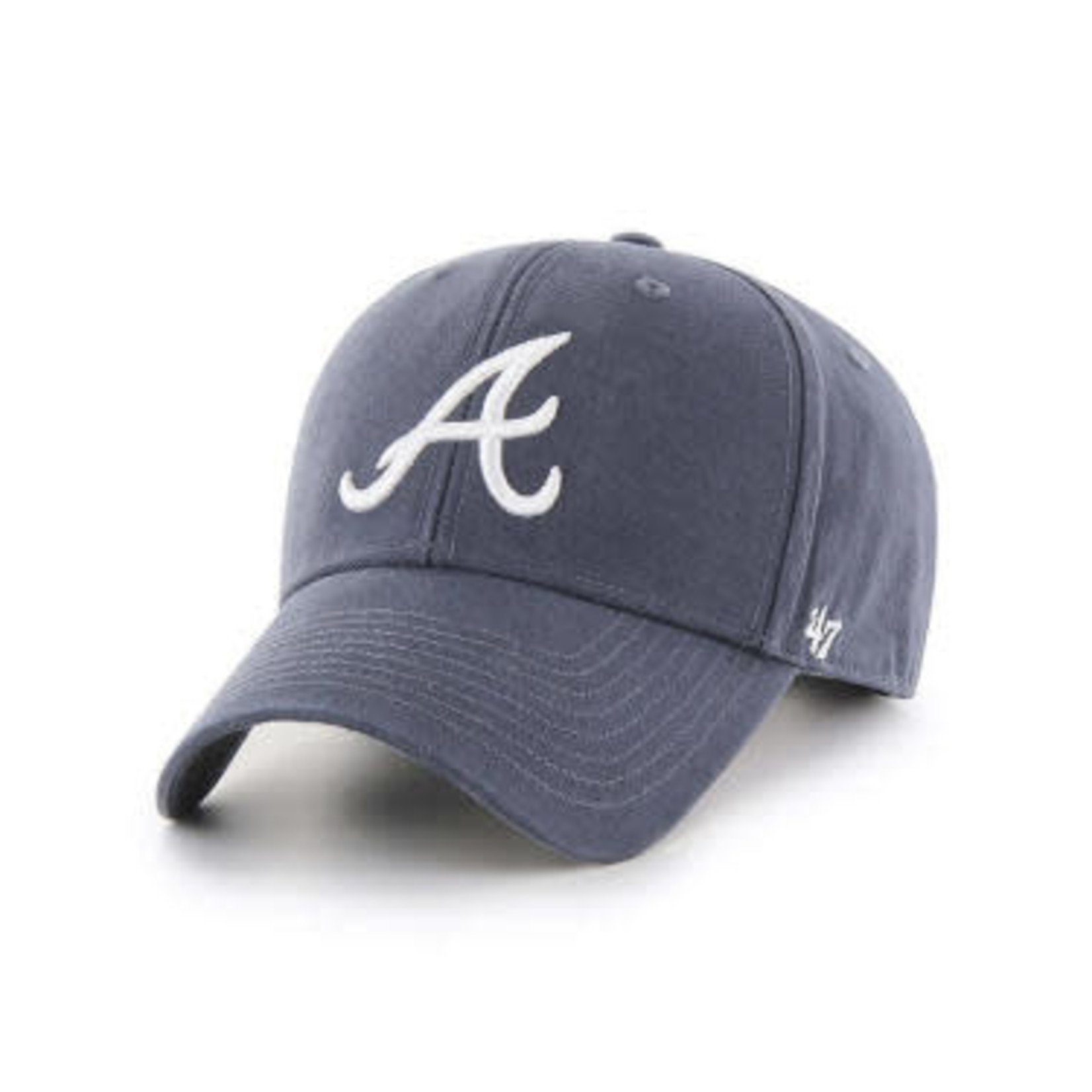 47 Brand NWOT Atlanta Braves Vintage Hat Blue - $40 (11% Off