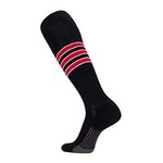 TCK TCK Dugout Series Socks Black/White/Scarlet (Pattern D)