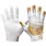 Cutters Cutters Rev Pro 4.0 White Gold Chrome Receivers Gloves