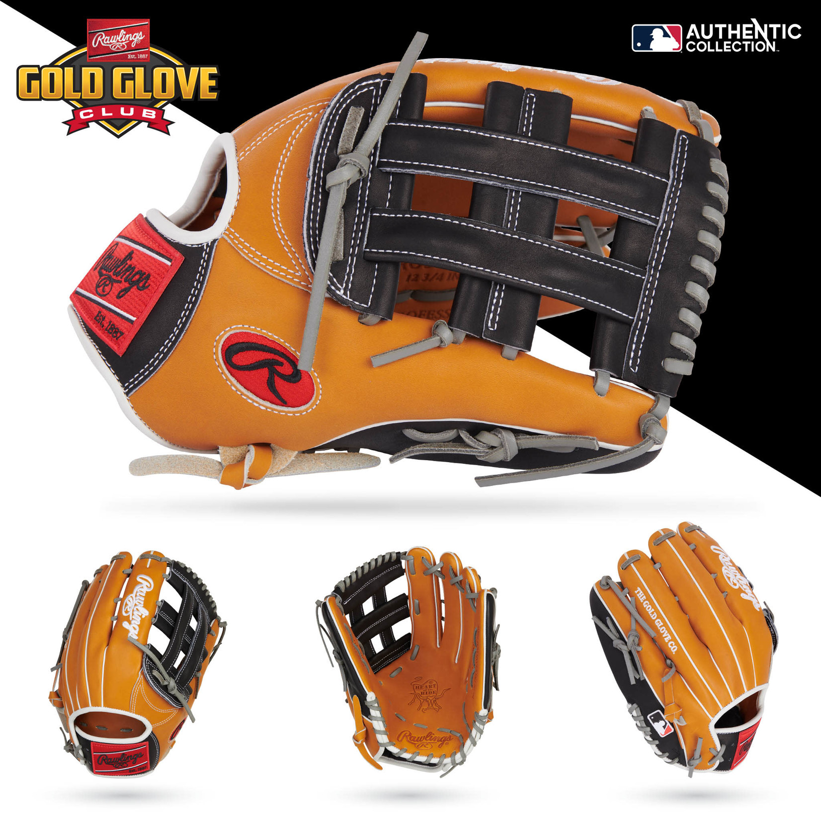 Rawlings Heart of the Hide 12.75in Glove August 2022 RGGC