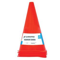 Champro Champro 9 Inch Marker Cones Orange 4 Pack