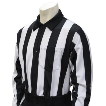 Smitty Smitty Long Sleeve 2” Stripe Cold Weather Official’s  Shirt