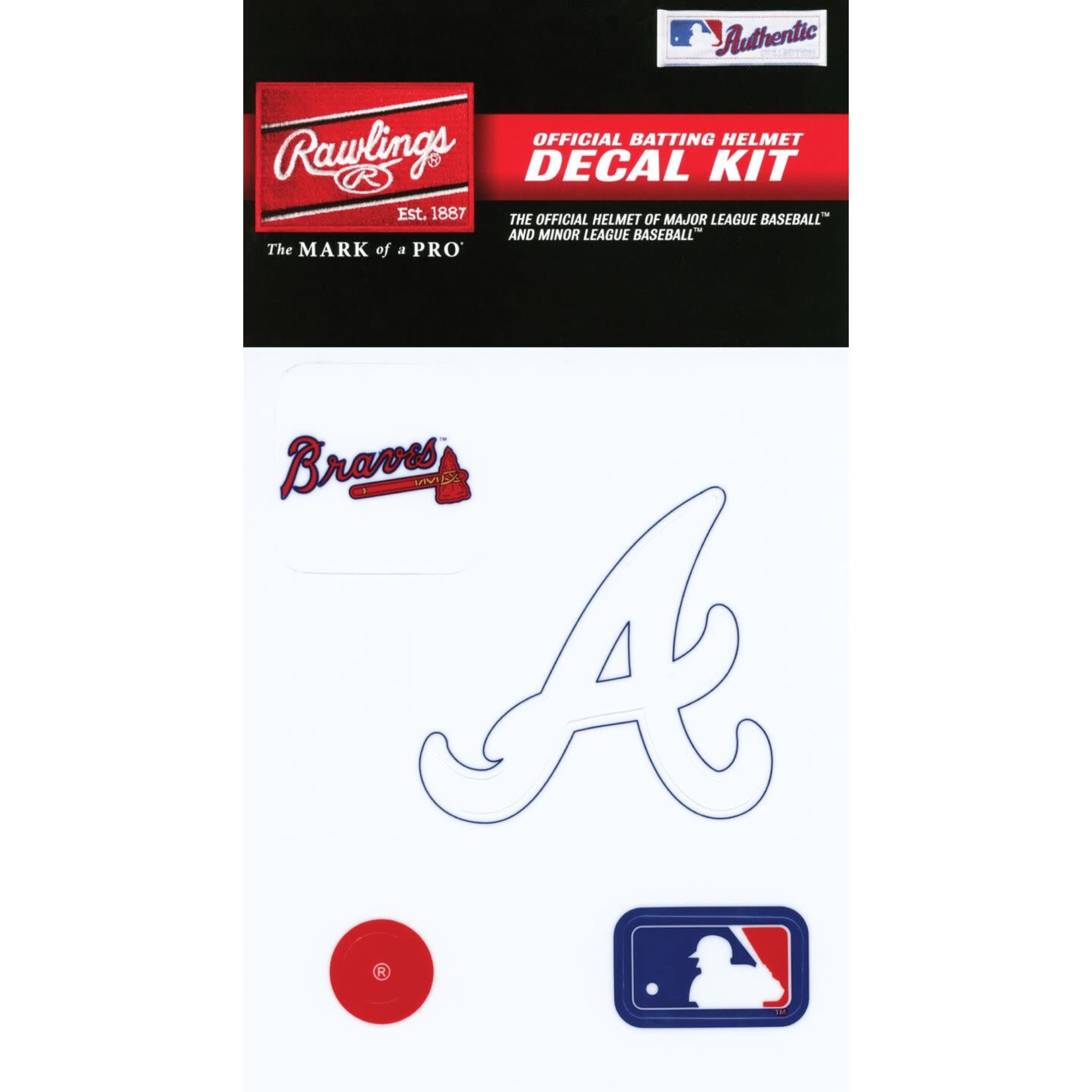 Rawlings Rawlings Atlanta Braves Decal Kit