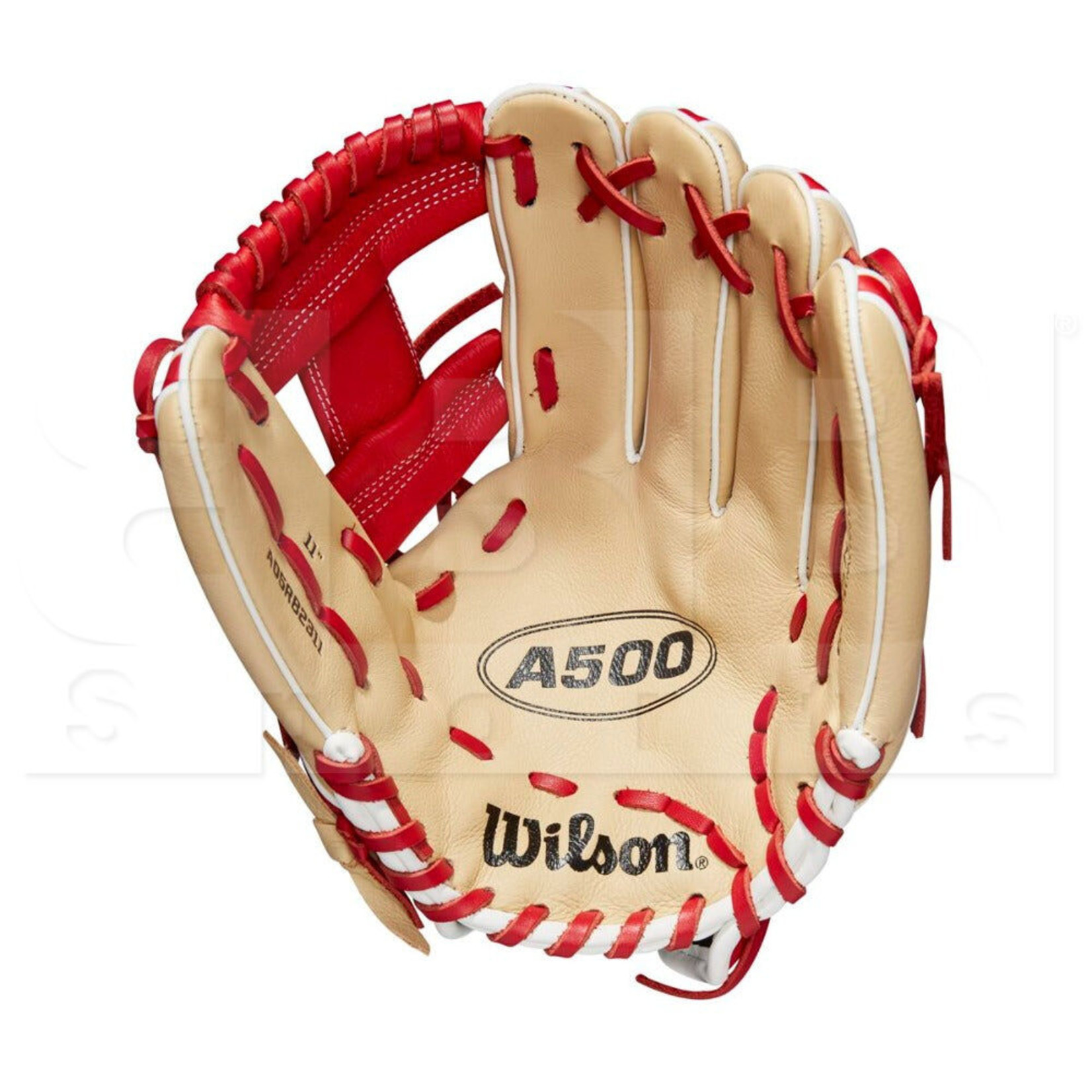 Wilson A500 11 Inch Blonde/Scarlet