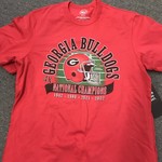 47 Brand Georgia Bulldogs 4x National Champions Tee