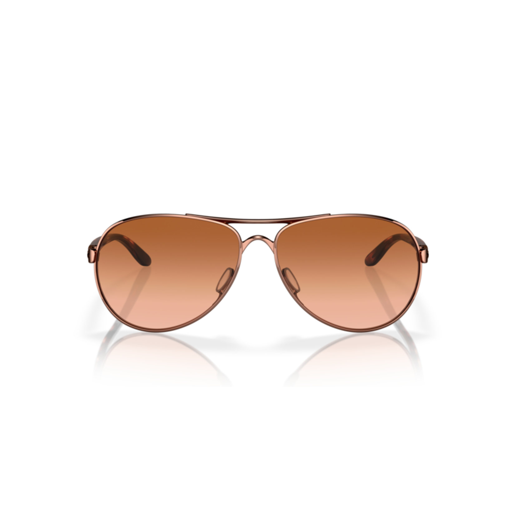 Oakley Oakley Feedback in Rose Gold with VR50 Brown Gradient Lens